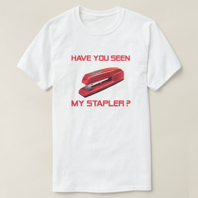 Red Stapler T-Shirt (Design Front)