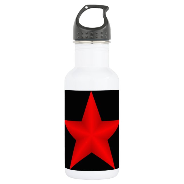 Red Star 532 Ml Water Bottle (Front)