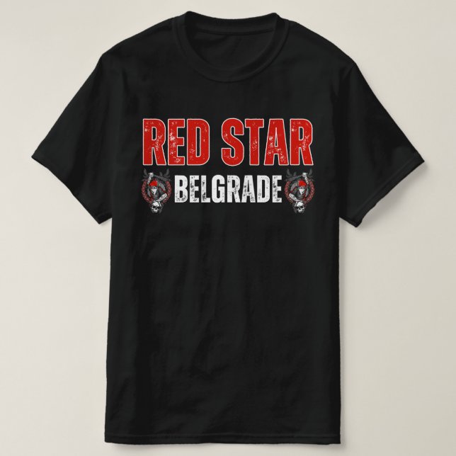 Red Star Belgrade Fan  T-Shirt (Design Front)