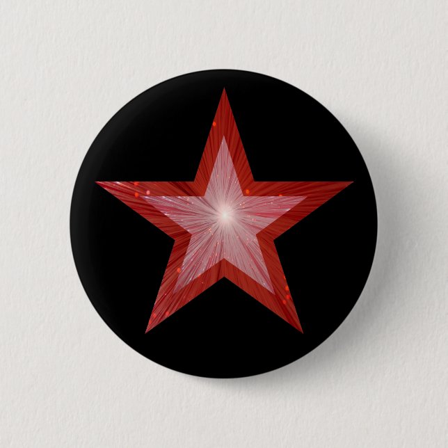 Red Star button black (Front)