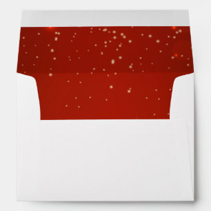 Red star Christmas Envelope
