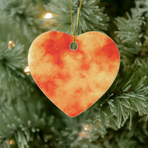 Red Star Cluster Ceramic Decoration