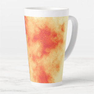 red star cluster latte mug