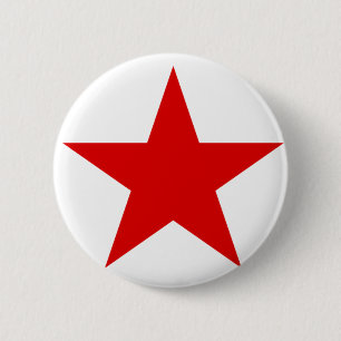 Red Star Communist 6 Cm Round Badge