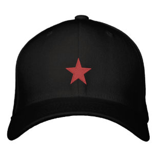 Red Star Embroidered Hat