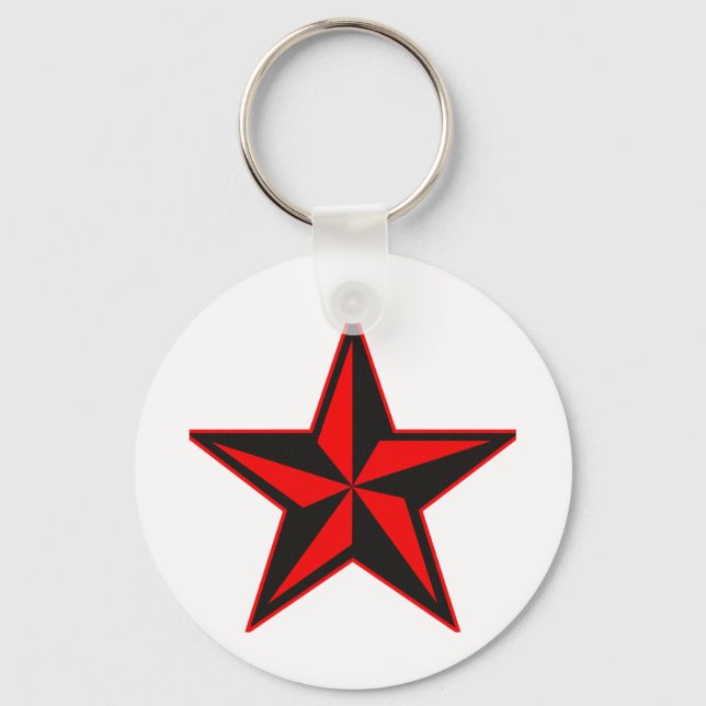 Red Star Key Ring (Front)