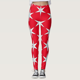 Red Star Leggings