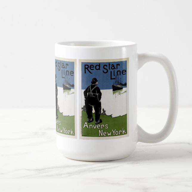 Red Star Line Coffee Mug (Right)