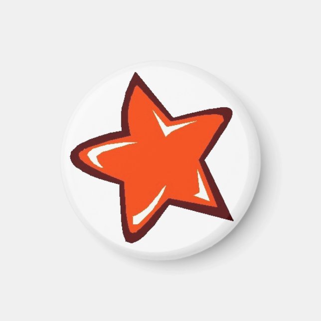 Red Star Magnet (Front)