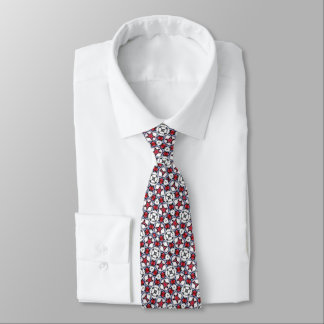 Red Star Party Neck Tie