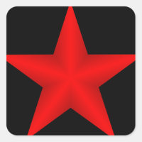 Red Star Sticker Sticker