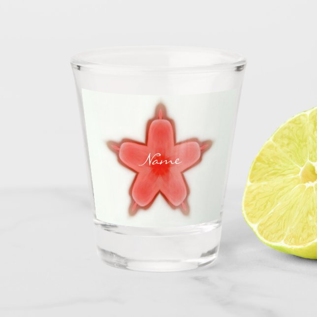 Red Star Thunder_Cove Shot Glass (Front)