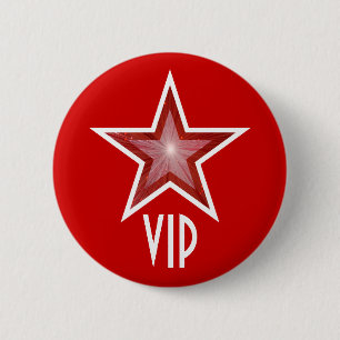 Red Star 'VIP' button red