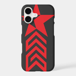 Red Star with Chevron Arrows