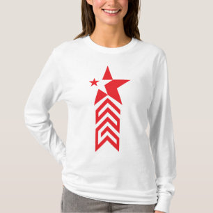 Red Star with Chevron Arrows T-Shirt