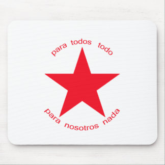 Red Star Zapatista Mouse Pad
