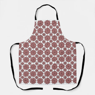 Red Starburst Apron