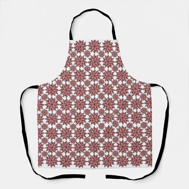 Red Starburst Apron (Front)