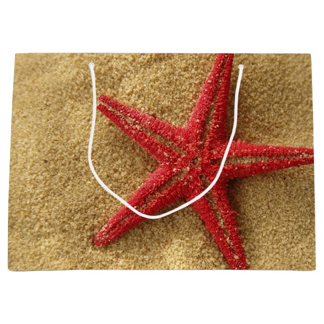 red starfish gift bag (Front)