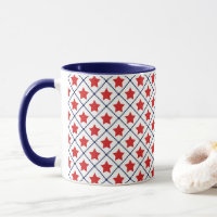 Red Stars Dotted lines