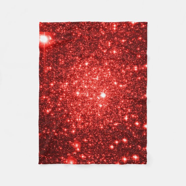 Red Stars Fleece Blanket (Front)
