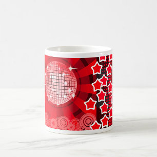 Red Stars Party Coffee Mug