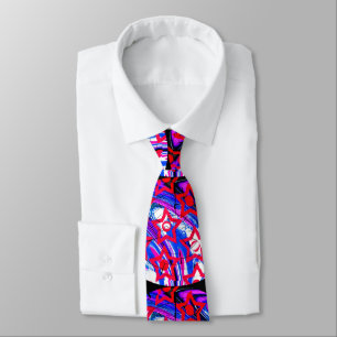 Red stars tie