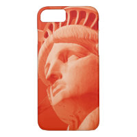Red Statue of Liberty Barely There iPhone 7 Case
