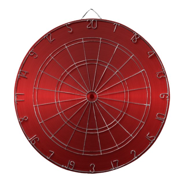 Red Steel Dart Board (Front)
