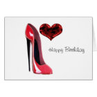 Red Stiletto Shoe and 3D Heart