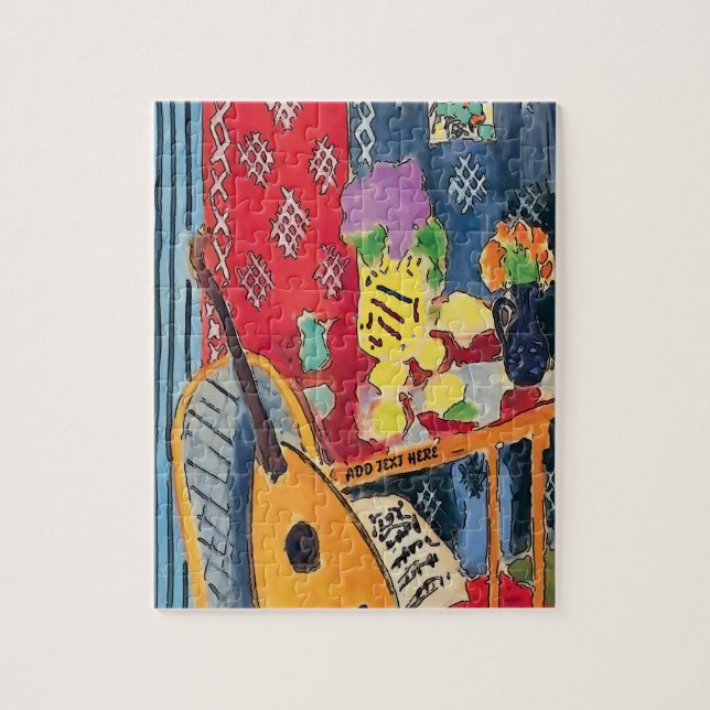Red Still Life with Lyr Jigsaw Puzzle (Vertical)