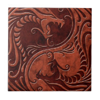 Red Stone Yin Yang Dragons