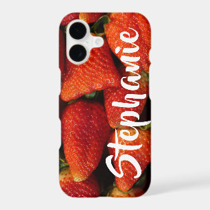Red Strawberries Personalised iPhone XR XS XS Max