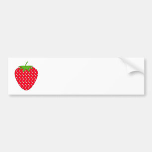 Red Strawberry. Bumper Sticker