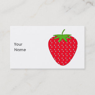 Red Strawberry. Business Card