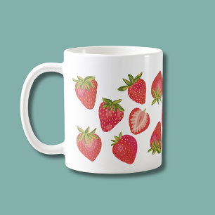 Red Strawberry Coffee Mug