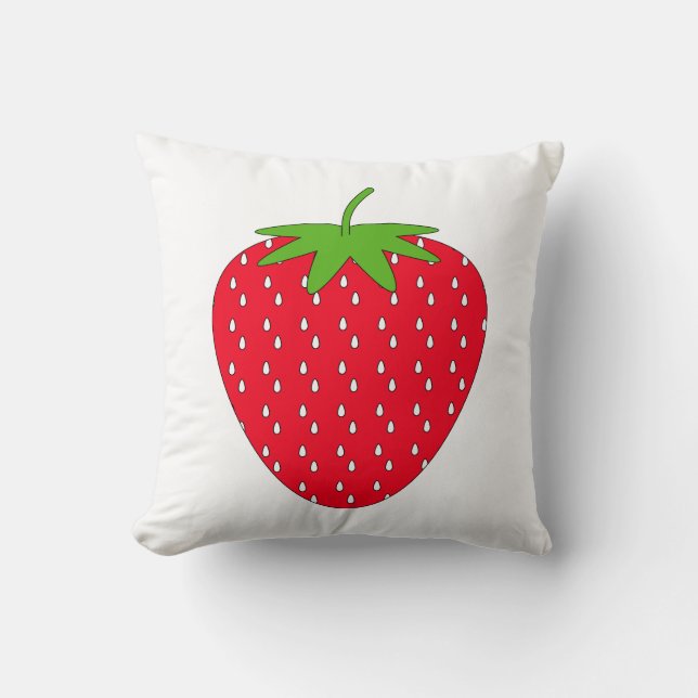 Red Strawberry. Cushion (Front)