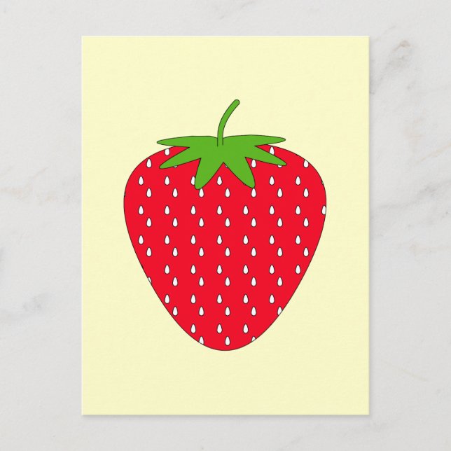 Red Strawberry. Postcard (Front)