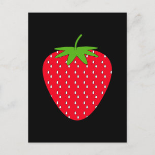 Red Strawberry. Postcard