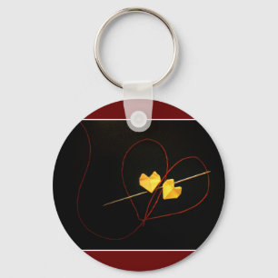 Red String of Fate Key Ring
