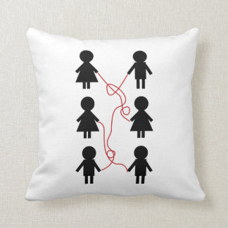 Red String of Fate Pillow
