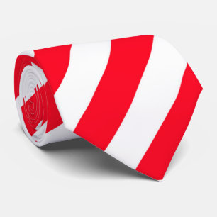 Red Stripe gift for men, gift for wedding Tie