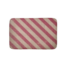 red stripe holiday candy cane christmas bath mat