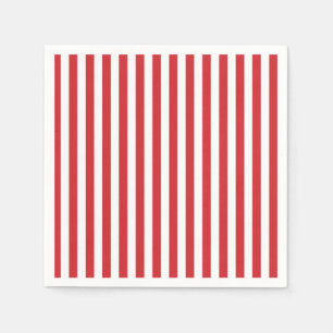 Red Stripe Preppy  Napkin