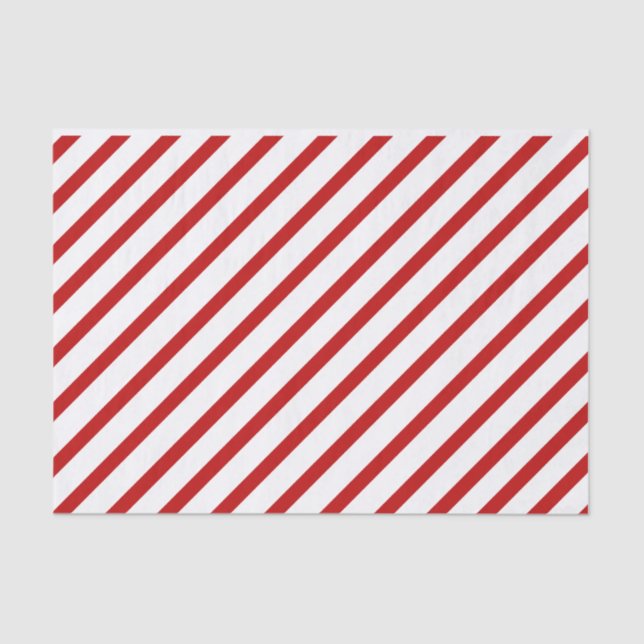 Red Stripe Tissue Paper (Front)