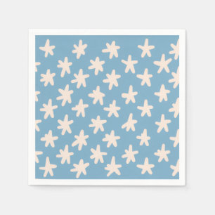 Red Stripe White & Blue Family Stars Barbecue Napkin