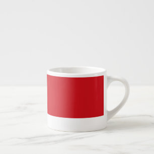 Red striped espresso cup