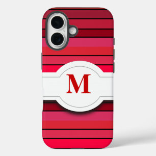 Red striped pattern iPhone 5/5s Wallet Case