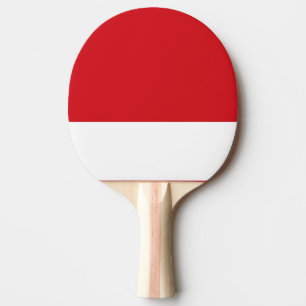 Red striped ping pong paddle