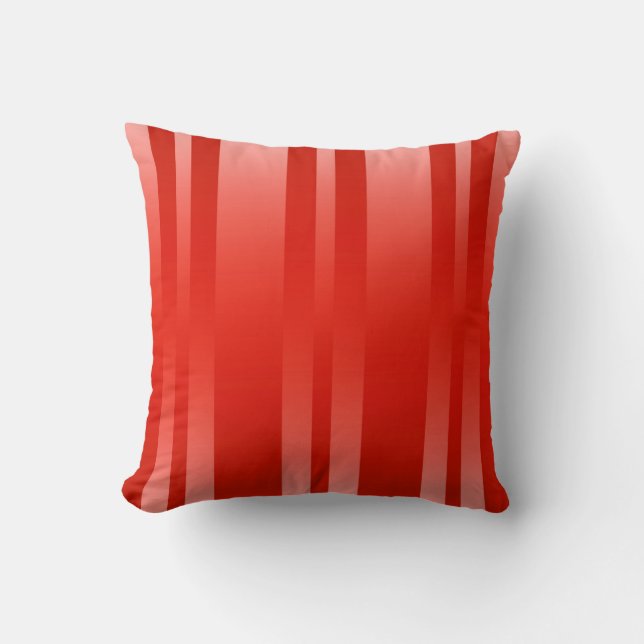 Red Stripes Background  Cushion (Front)